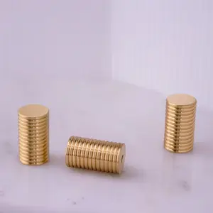 Cylinder shape brass knobs <b>pull</b> cabinet drawer <b>for</b> <b>home</b> dresser door cabinet furniture decorative kitchen wardrobe handle knobs - Product Image 1