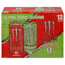 Zéro Ultra, sans sucre Monster Energy Original, boisson énergisante rafraîchissante avec L-carnitine, taurine et vitamines B à vendre - Product Image 5