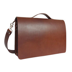 Large Capacity Fashionable Genuine Leather Business <b>Messenger</b> <b>Bag</b> Waterproof PU Leather Adjustable for <b>Men</b> Women'<b>s</b> Travel Solid - Product Image 1