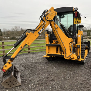Chargeuse compacte JCB 1CXT avec composants de base de moteur diesel de pelle rétro en vente; Machines de construction à roues sur chenilles - Product Image 4