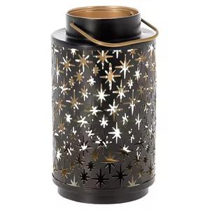 Lanterne en fer de style marocain moderne, résistante à la chaleur, design hexagonal, vente chaude pour la décoration intérieure et extérieure du Ramadan - Product Image 4