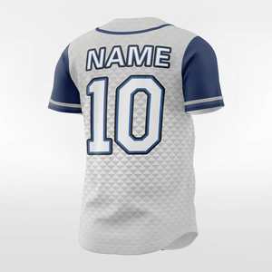 Premium Men's Baseball Jersey <b>Denim</b> Quick Dry, Custom OEM Wholesale - Product Image 5