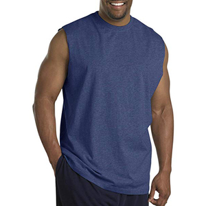 Débardeur pour homme noir élégant de base en gros Mode été Débardeur sans manches pour homme - Product Image 4