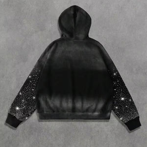 Sweat-shirts pour hommes avec strass, design personnalisé, vêtements d'hiver pour hommes, sweat-shirts avec strass pour usage extérieur, sweat-shirts avec strass pour hommes - Product Image 2