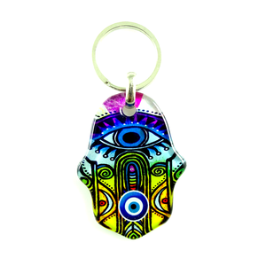Llavero de Cristal con Ojo Turco Moderno DAFNI BIG PAZAR - Regalo Promocional Novedoso - Product Image 4