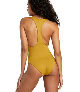Trajes de Baño para Mujer de Alta Calidad, Tendencia, Spandex/Poliéster, Color Sólido, Bikini de Secado Rápido, Anti-UV, Transpirable, Color Personalizado - Product Image 5