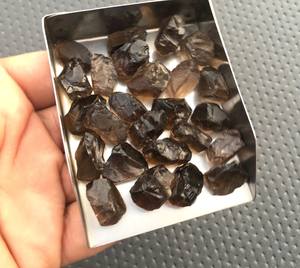 Juego de 10 piezas de cuarzo ahumado natural 16-18MM Cristales rugosos marrones sin tratar Piedras preciosas sueltas para meditación - Product Image 2