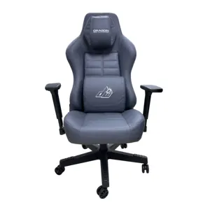 Manufacturer XXL big size memory foam steel frame black gray color swivel 3d armrest cushion gaming table chair set