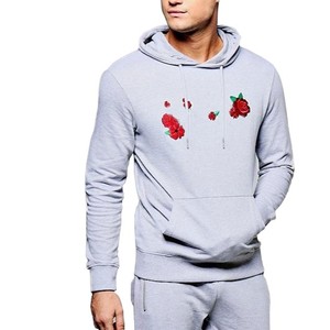 Chándal bordado con capucha hecho a medida cosido ropa informal personalizada antiarrugas cómodo 100% algodón ecológico - Product Image 5