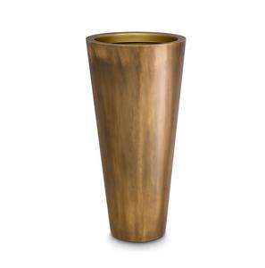 Maceta de latón hecha a mano para centro de sala de estar con diseño duradero y elegante para plantas o flores - Product Image 1