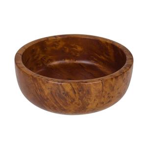 Juego de cuencos de madera rústicos hechos a mano que expresan detalles de grano orgánico, ideales para ensaladas, frutas y aperitivos, añadiendo calidez a cocinas modernas. - Product Image 2