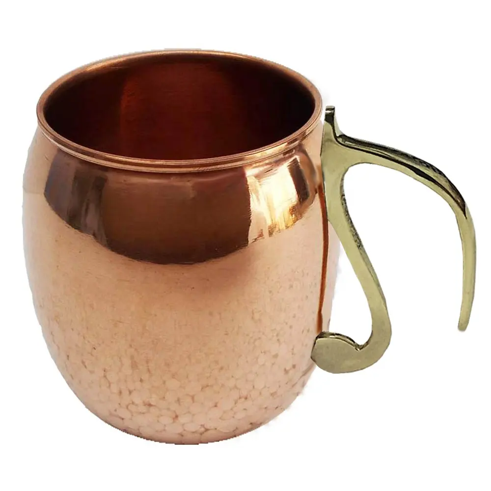 Đẹp Moscow Mule Copper Made Mug với kích thước tùy chỉnh logo & xử lý đồng Mugs Brass Mugs Tankards thủy tinh tên của bạn Logo