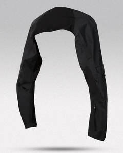 Bajo impuesto al por mayor Techno Wear logotipo personalizado poliéster en blanco Zip up lujo Vintage Bomber chaqueta hombres - Product Image 3