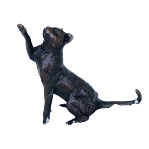 Escultura de Metal decorativa de gato Sphynx dorado grande de diseño moderno fundido de latón para el hogar, Hotel, oficina, dormitorio o comedor, decoración - Product Image 6