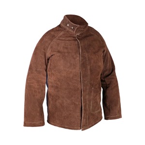 Veste en cuir robuste soudage salopette de travail de sécurité de protection veste de soudage personnalisée veste en cuir de soudage - Product Image 3