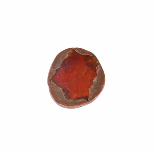 Opale de feu mexicaine naturelle 35X32mm forme ronde 56.5Cts pierre précieuse en vrac pour collier boucle d'oreille bague Bracelet pendentif fabrication - Product Image 1