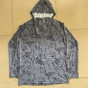 Dernier design personnalisé gris à manches longues à séchage rapide personnaliser tournoi par sublimation sweats à capuche de pêche en jersey chemises de pêche UV - Product Image 2