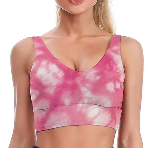 Soutien-gorge de yoga extensible doux, matière douce et sans couture pour le Pilates, les étirements et les activités de fitness à faible impact - Product Image 1