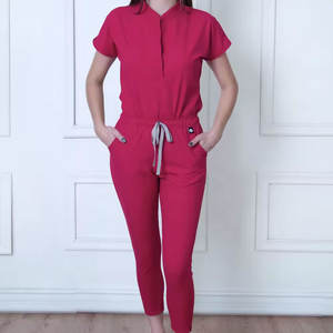 Conjuntos de Uniformes Médicos Quirúrgicos Unisex Elegantes para Enfermeras, Uniformes de Hospital al por Mayor, Uniformes de Verano para Hospital Unisex - Product Image 1