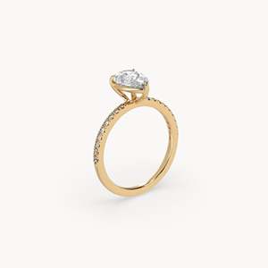 Anillo de compromiso Rome Pav de 0.50 quilates, talla 50 - Product Image 2