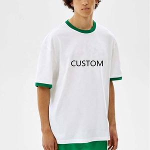 Sonnerie Chemises Marque Logo Personnalisé Graphique T-shirts Impression Personnalisée 100% Coton T-shirt Vêtements pour Hommes T-shirt Surdimensionné pour Hommes - Product Image 1