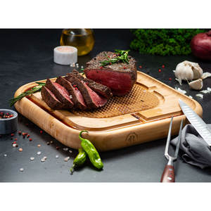 Planche à découper en bambou pour vaisselle et assiettes Accessoire de cuisine écologique - Product Image 5