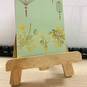 WOODEN <b>EASEL</b> CUSTOM DESIGN STURDY NATURAL WOOD - Product Image 2