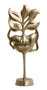 Atiqco Beauté Visage Masque Sculpture Creative Party Visage Sculptures Moderne Art Du Visage Pièce Maîtresse Métal Abstrait Statues Figurines - Product Image 6