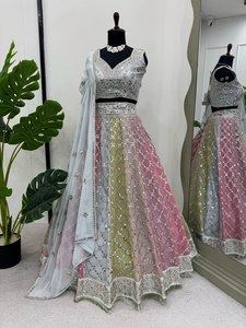 Lehenga Choli pour femmes en gros pour les mariages et les fêtes, accessoire de mode à forte demande, exportateur indien - Product Image 5