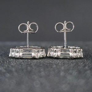 Luxury 925 Sterling Silver Lab Grown <b>Diamond</b> Women's Stud <b>Earrings</b> IGI Certified Custom <b>Diamond</b> Hip Hop Jewelry for Wedding - Product Image 4
