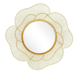 Miroir décoratif en métal de la meilleure qualité miroir mural suspendu design antique miroir mural décoratif pour la maison à vendre - Product Image 1