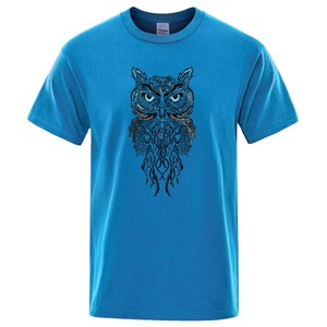 T-shirts imprimés personnalisés pour hommes 100% coton tissu tissé de haute qualité pour un usage régulier décontracté broderie vierge - Product Image 5