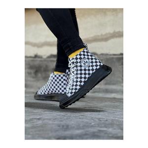 Wg017 scarpe Casual mezza caviglia uomo a scacchi