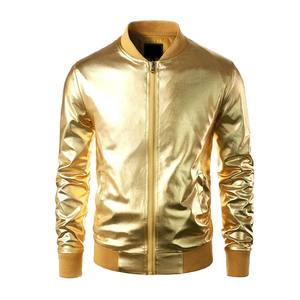 Veste en satin double face de haute qualité Blouson bombardier brodé avec logo de marque personnalisé Veste de baseball pour hommes - Product Image 1