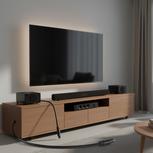 Cable de audio óptico de 1,5 m con conector ODT negro 00205134 - Product Image 3