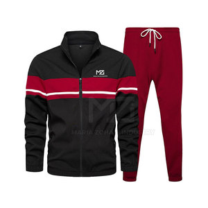 <b>Men</b> Plus Size Winter Tracksuit Solid 100% Cotton Breathable Lightweight Custom Design Wholesale - Product Image 1