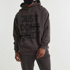 À la mode 480 Gsm Pull Over Hoodies Hommes 100% Coton Lourd En Détresse En Gros Hoodies Surdimensionné Pierre Vintage Lavé Garçons - Product Image 3