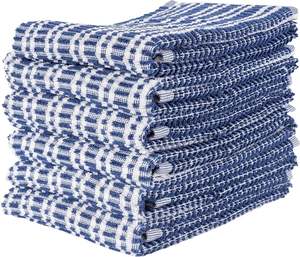 Premium Quality Cotton Kitchentowels and <b>Teatowels</b> Printed Yarndyed Dishtowels with Striped Weave Dropshipping - Product Image 1