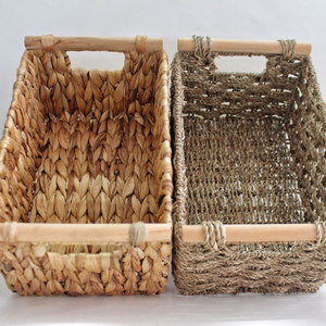 Plateau de service en jacinthe d'eau fait main de haute qualité, personnalisable, ustensile de cuisine et de salle de bain haut de gamme - Product Image 5