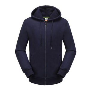 Precio al por mayor cremallera Sudadera con capucha logotipo personalizado peso pesado grueso Premium 100% algodón transpirable en blanco cremallera Sudadera con capucha ropa venta - Product Image 3