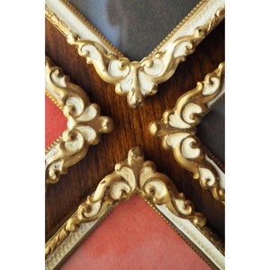 Ensemble de deux cadres photo vintage en laiton |   Cadres photo assortis écologiques et durables 10x15cm - Product Image 5