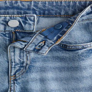 Pantalones Vaqueros de Mujer OEM, Estilo Casual, Pierna Ancha, Denim, Moda Urbana, Elásticos, de Tiro Alto, Acampanados, Personalizables - Product Image 6