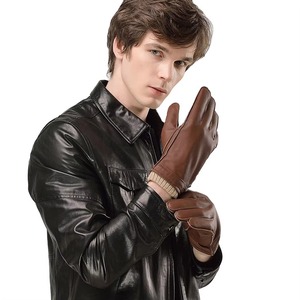 High quality best price custom logo leather design Fashionable <b>Gloves</b> / New Design Outdoor Windproof <b>Warm</b> Fashion Leather <b>gloves</b> - Product Image 1