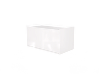 Boîte de rangement cosmétique moderne en acrylique écologique anti-poussière pour cotons-tiges, rouge à lèvres, démaquillant - Multifonctionnelle