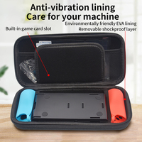 Kit 9 en 1 en parfait état pour Nintendo Switch LOED, kit d'accessoires avec étui de protection en silicone, étui de transport en EVA