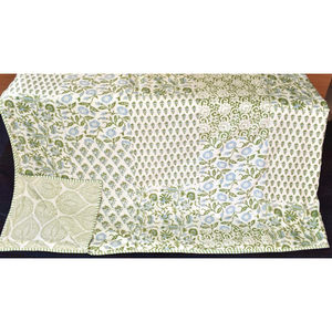 DOhar ผ้าห่มทอมือพิมพ์ลายดอกไม้ใหม่100% ผ้าฝ้ายบริสุทธิ์พิมพ์ลายดอก - Product Image 3