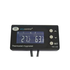 Controlador de Termostato Digital THC-220 - Higrómetro y Termómetro con Batería para Uso Doméstico - Product Image 3