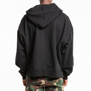 Oem Service Sweat à capuche épais pour homme en polyester/coton à motif solide et anti-rétrécissement Tailles XS à XL pour la saison d'automne - Product Image 4