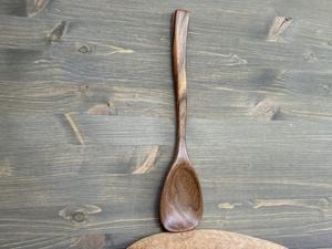 Cuchara de Madera Clásica Hecha a Mano, Utensilio de Cocina de Madera Natural para Mezclar y Servir, Ecológico, 10 ml, Herramienta de Cocina, Utensilios para el Hogar - Product Image 4