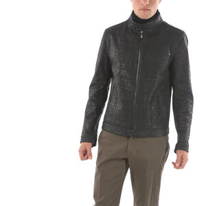 Veste en cuir texturé pour adulte, qualité supérieure, fermeture éclair intégrale, vêtements d'hiver pour adulte, bon fournisseur, vêtements d'extérieur pour adulte, par Zimvi Sports - Product Image 1